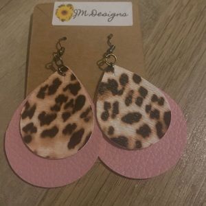 Cheetah earrings